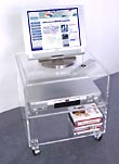 Individueller DVD-Wagen aus Plexiglas
