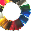 Plexiglas Farbpalette