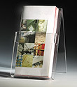 Prospekthalter aus Acrylglas